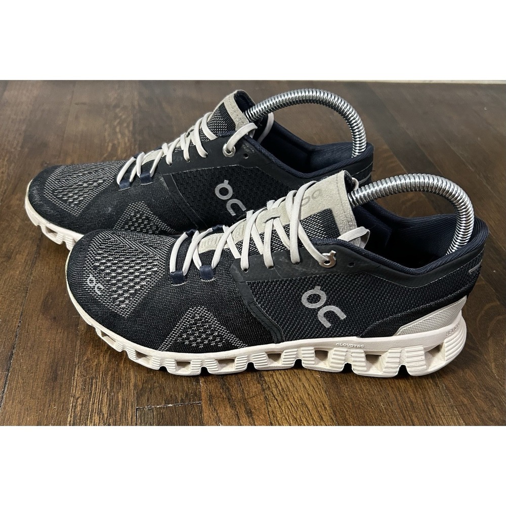 Women's On Cloud X Hellon Running Shoes Size 7.5 Black Pearl Sneakers Gym Walk - Picture 4 of 9